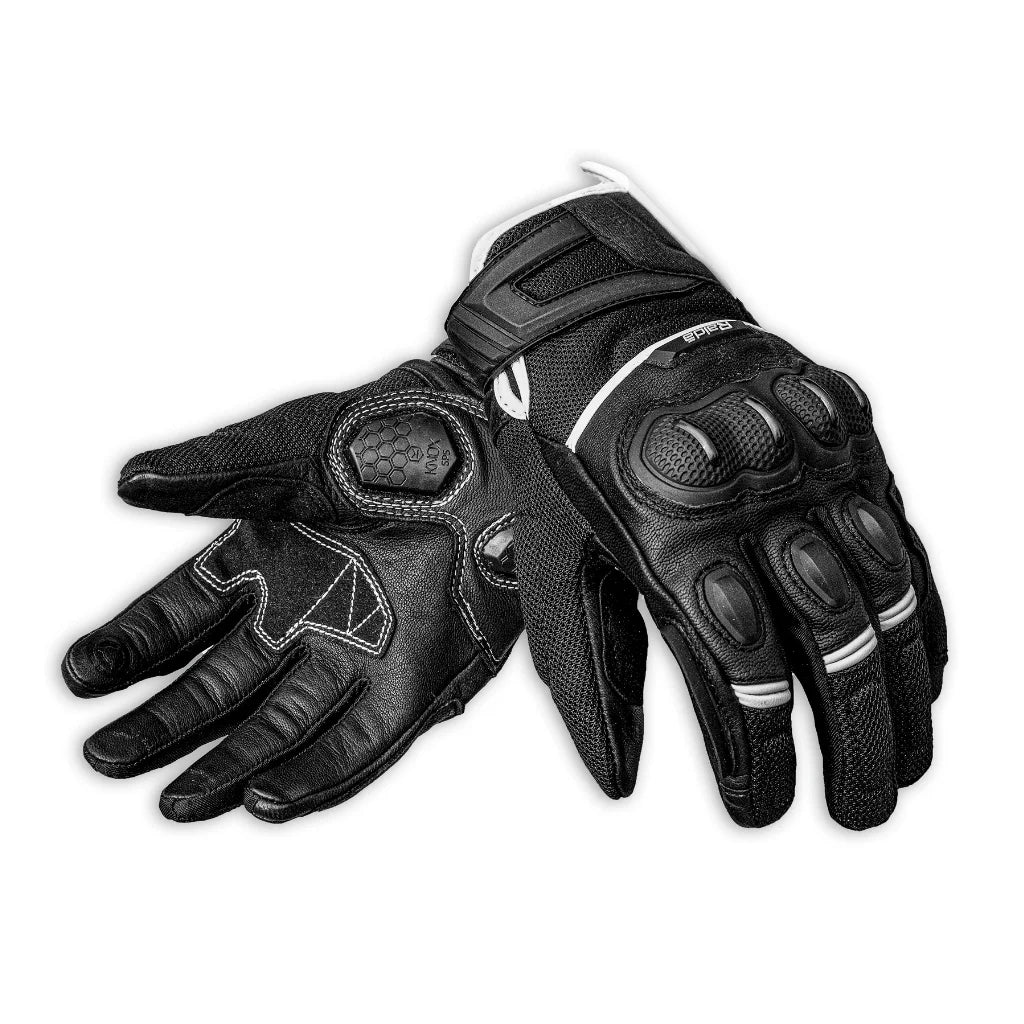 Raida AirWave Motorcycle White Gloves