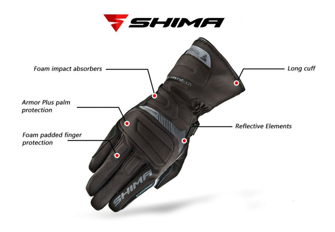 Shima TOURING DRY long cuff gloves