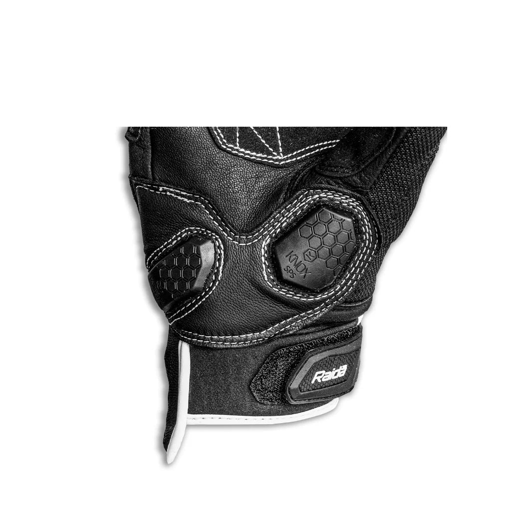 Raida AirWave Motorcycle White Gloves