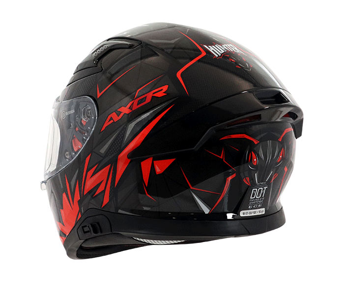 Axor Apex Hunter D/V Gloss Orange Helmet