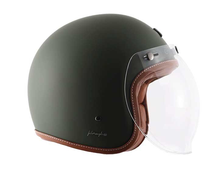 Axor Retro Jet Dull Battle Green Helmet
