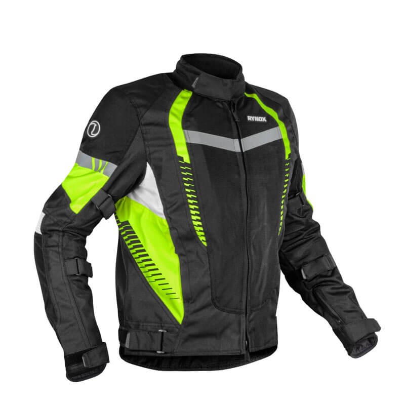 Rynox New Tornado Pro 4 Jacket ( Hi-Viz-Green )