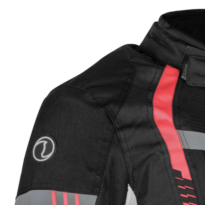 Rynox Tornado Pro 4 Jacket ( Black Red )