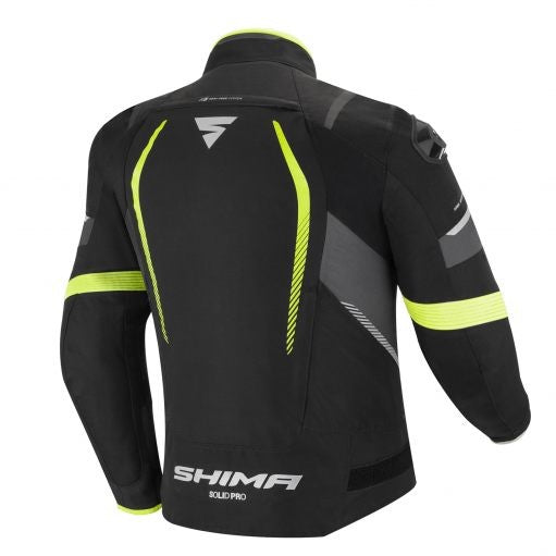Shima SolidPro Textile Sports Touring Jacket yellow