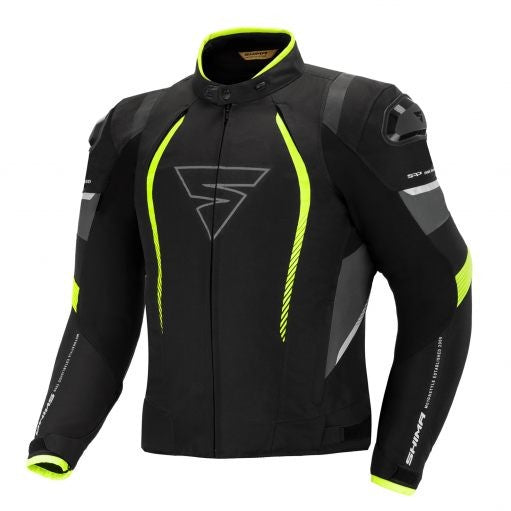 Shima SolidPro Textile Sports Touring Jacket yellow