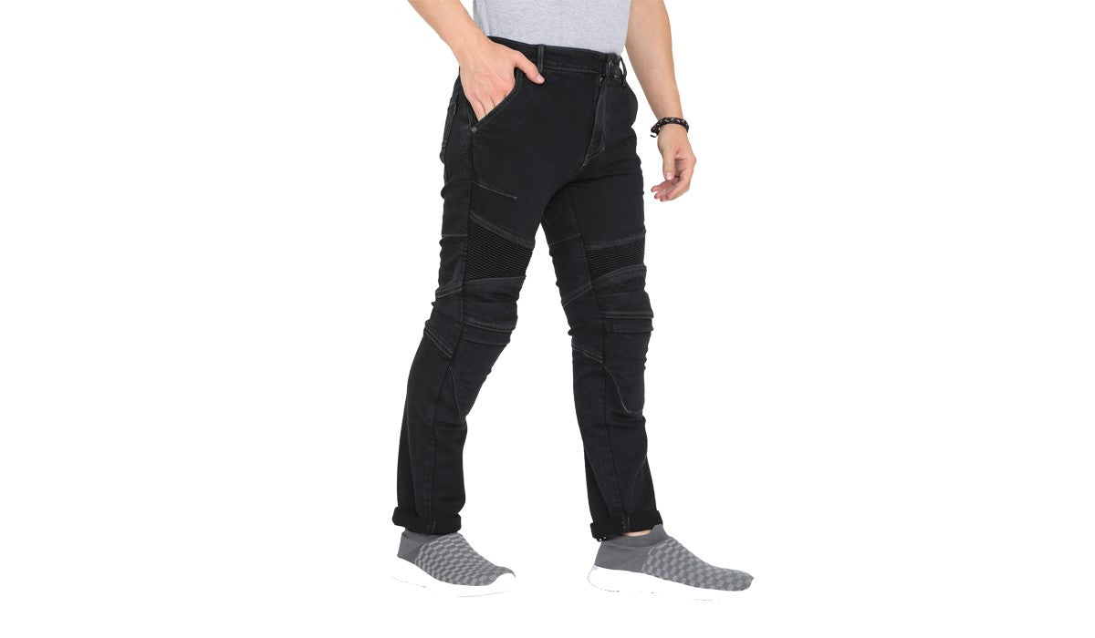 Solace Gravel Motorcycle Denim(Black)
