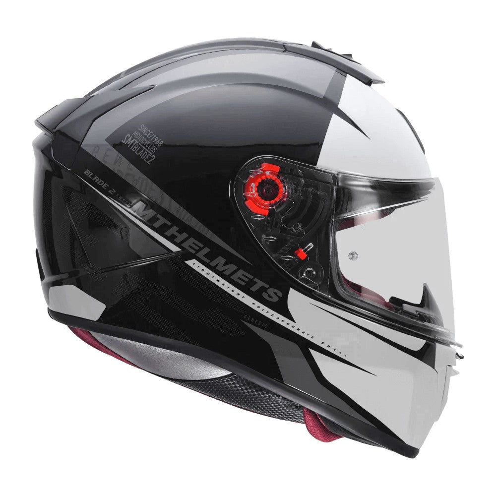 MT Blade 2SV Genesis Gloss Fluorescent Orange Helmet