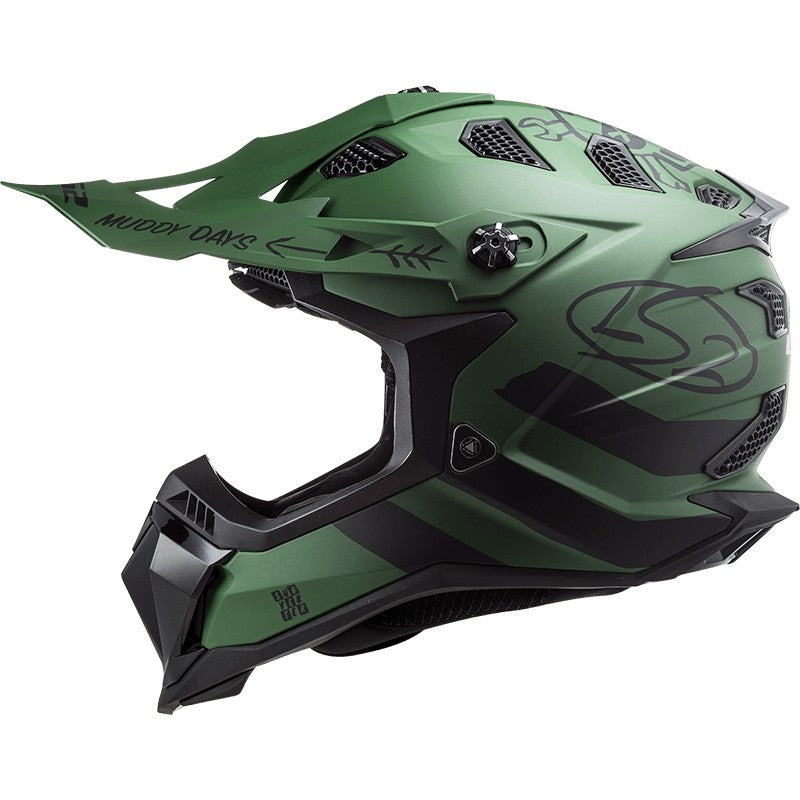 LS2 MX700 SUBVERTER Evo Cargo Matt Military Green Helmet