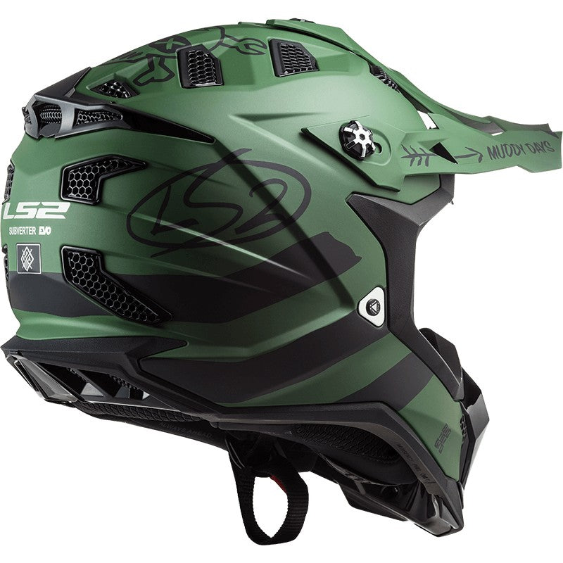 LS2 MX700 SUBVERTER Evo Cargo Matt Military Green Helmet
