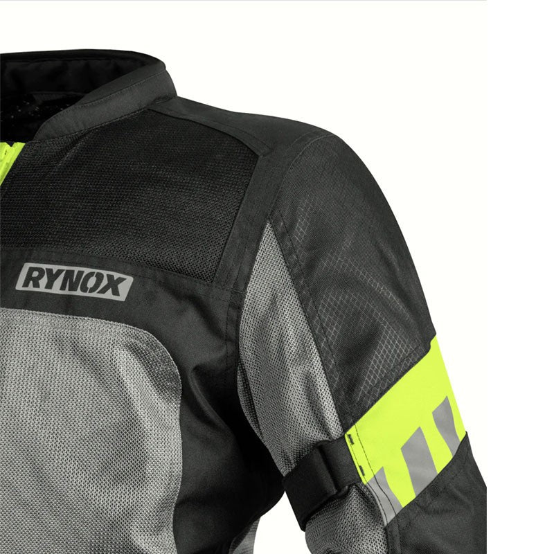 Rynox Helium GT 2 Hi-Viz Green Jacket