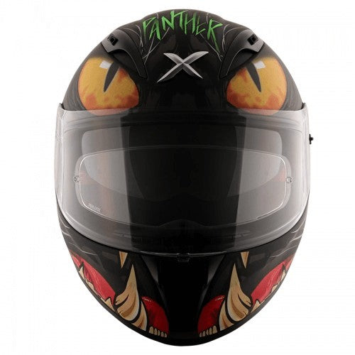 Axor Street Panther Gloss Black Grey Helmet