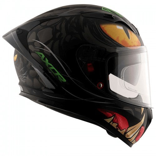Axor Street Panther Gloss Black Grey Helmet