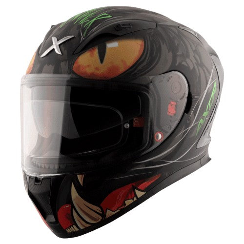 Axor Street Panther Gloss Black Grey Helmet
