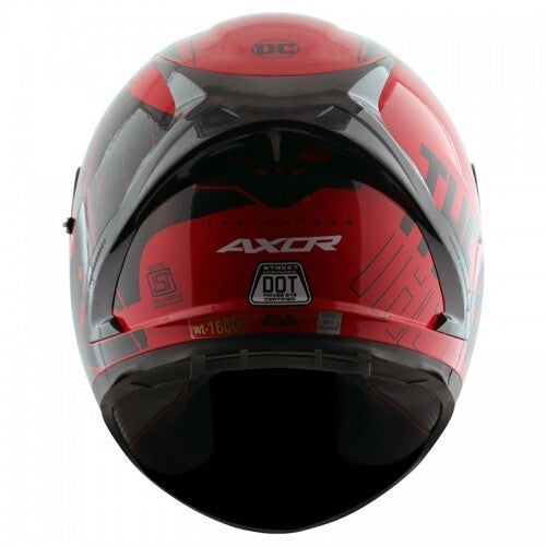 Axor Street DC Batman Gloss Red Helmet