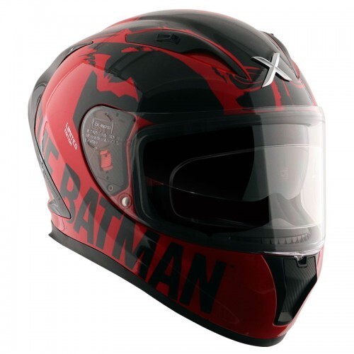 Axor Street DC Batman Gloss Red Helmet