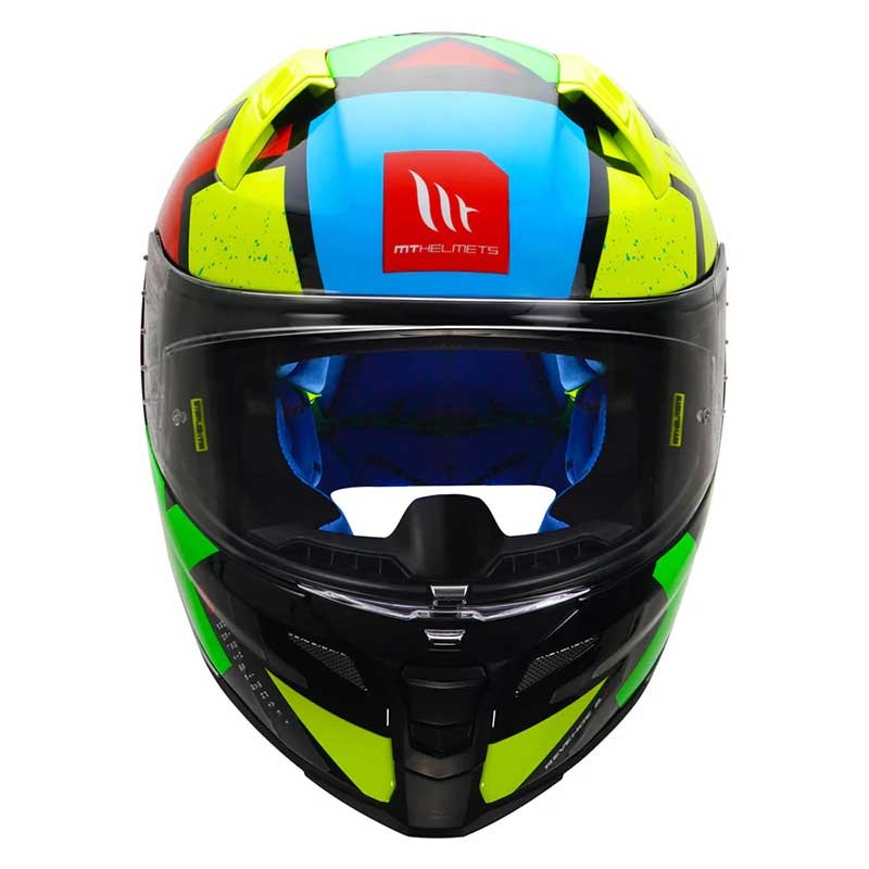 MT Revenge 2 Light Gloss Flo Yellow Helmet