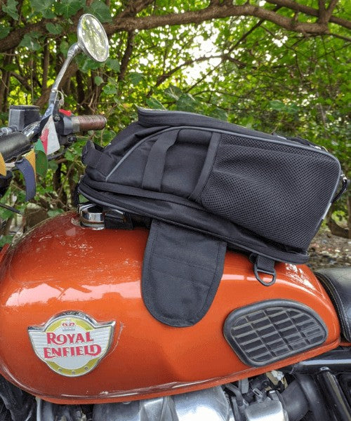 Tryka Gears Ride Mate Tank Bag- Black (18L)