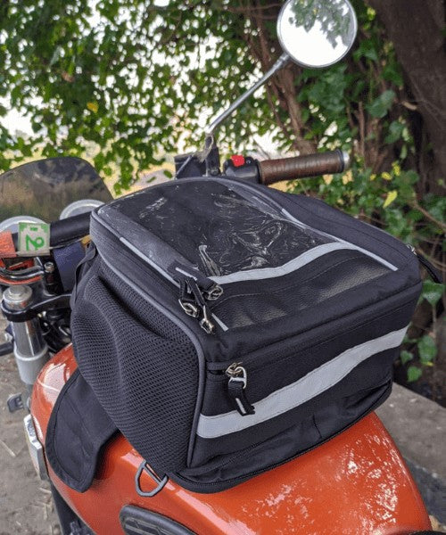 Tryka Gears Ride Mate Tank Bag- Black (18L)