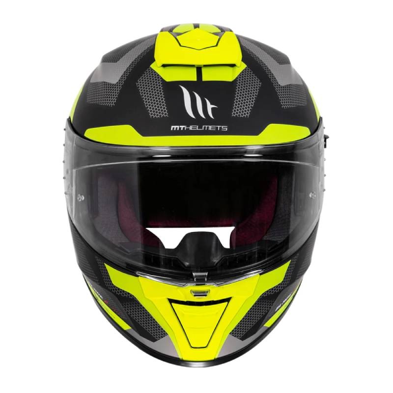 MT Blade 2sv Finish Line Matt Yellow Helmet