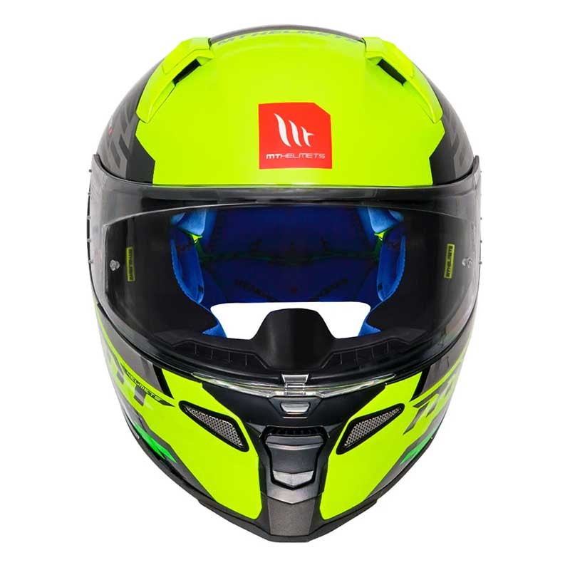 MT Revenge 2 Brush Gloss Fluorescent Yellow Helmet