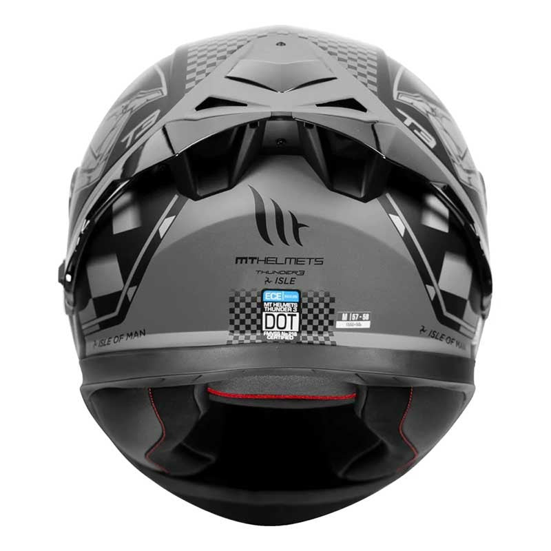 MT Thunder3 Pro Isle Of Man Matt Grey Helmet