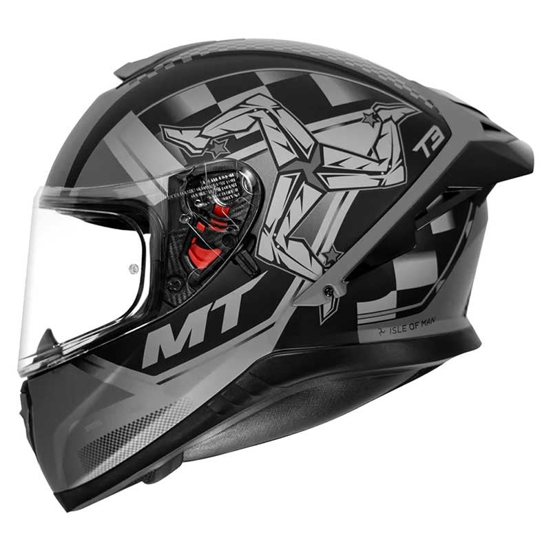 MT Thunder3 Pro Isle Of Man Matt Grey Helmet