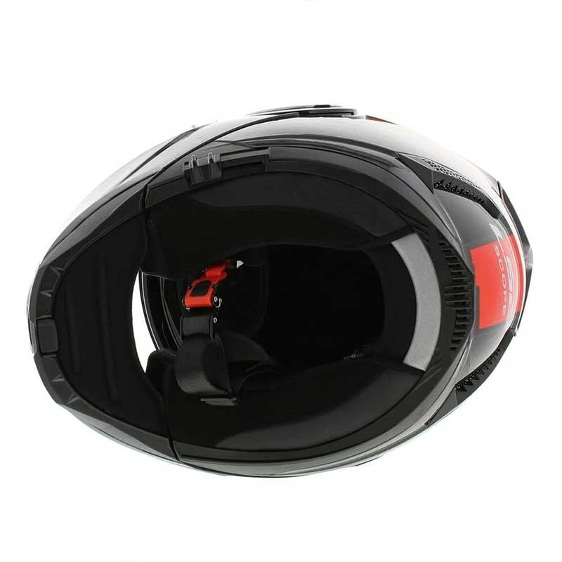 LS2 FF902 Scope HAMR Gloss Black Titanium Red Helmet
