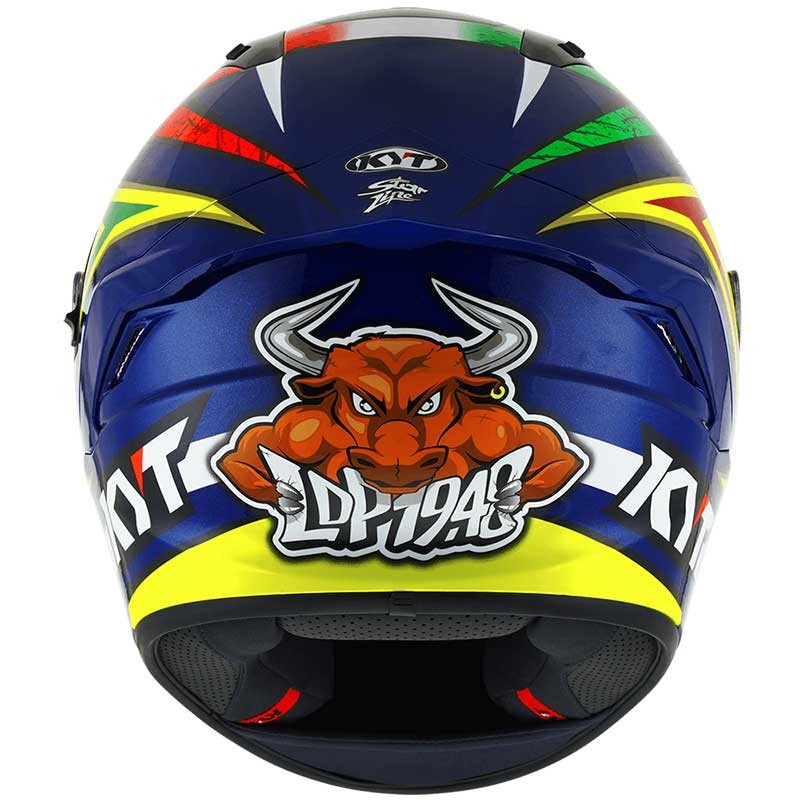 KYT NF-R Dalla Porta Replica Original Red Blue Yellow Helmet