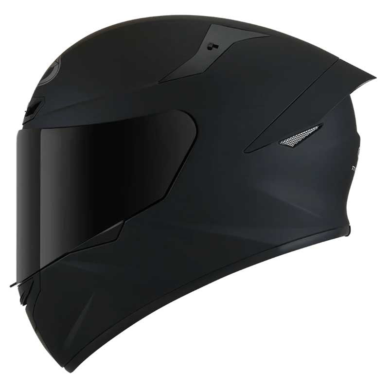 KYT TT Course Plain Matt Black Helmet
