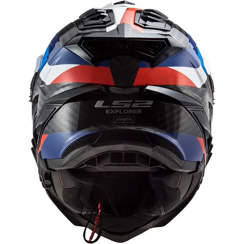 LS2 MX701 EXPLORER Carbon Frontier Gloss Black Blue Helmet