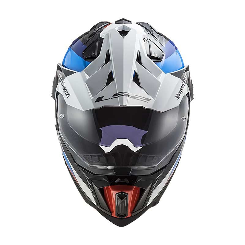LS2 MX701 EXPLORER Carbon Frontier Gloss Black Blue Helmet