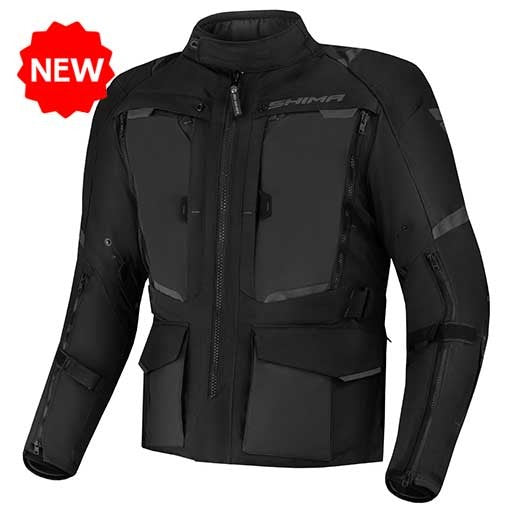 Shima Hero Black Touring Riding Jacket