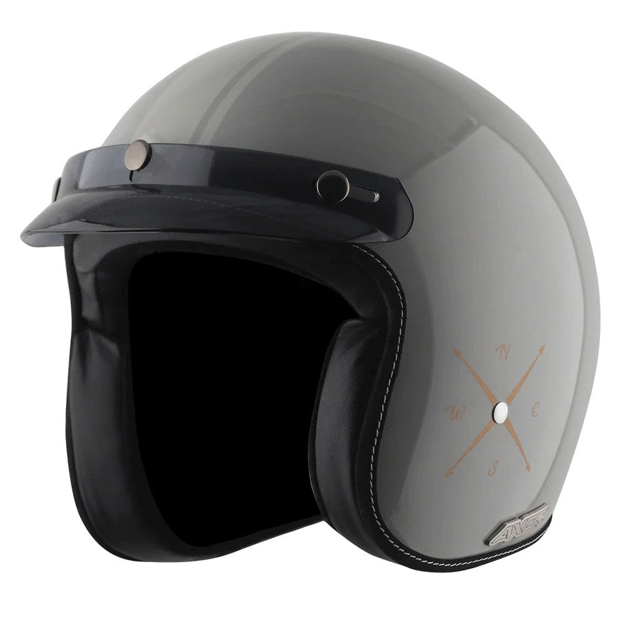 Axor Retro Jet Euro Globe Gloss Cool Grey Helmet