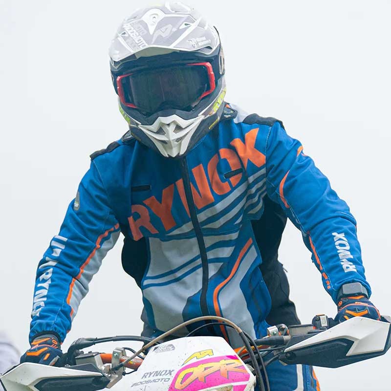 Rynox Dune Neo Trail Offroad Hiviz Green Jacket