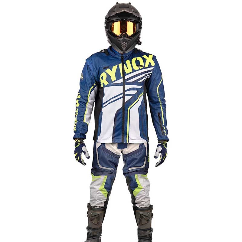 Rynox Dune Neo Trail Offroad Hiviz Green Jacket