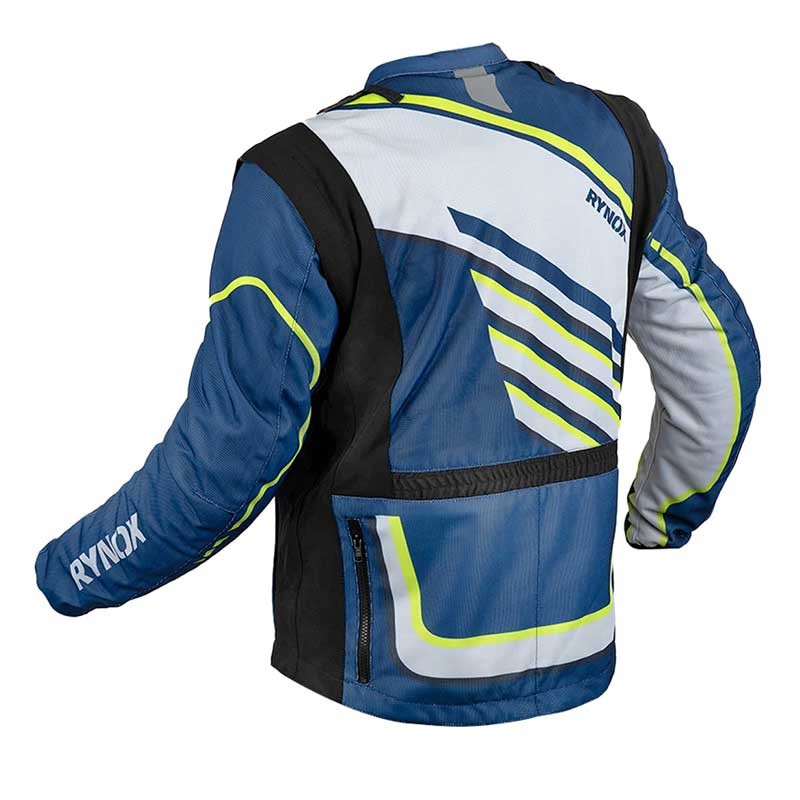 Rynox Dune Neo Trail Offroad Hiviz Green Jacket