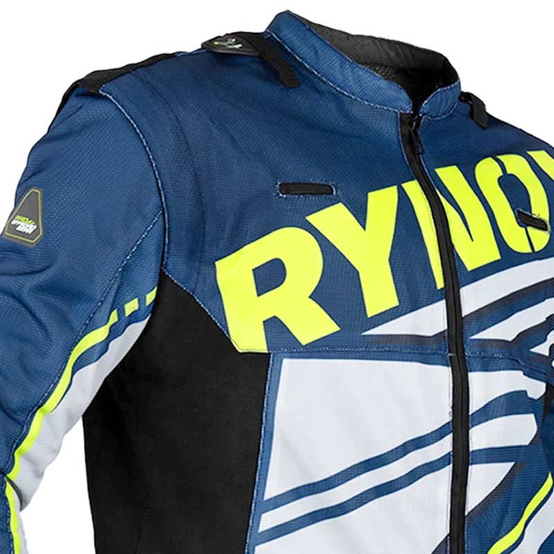 Rynox Dune Neo Trail Offroad Hiviz Green Jacket