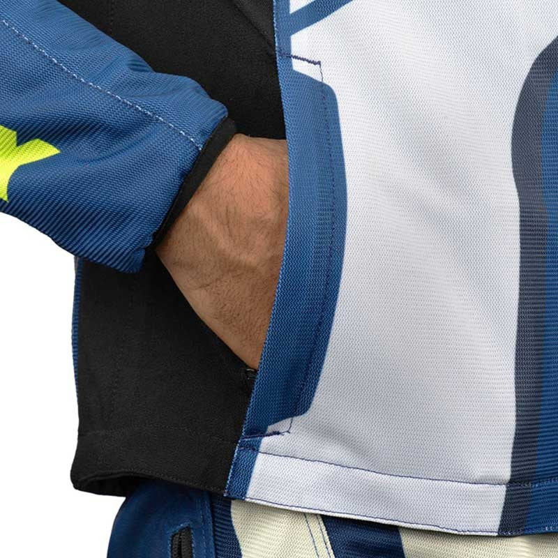 Rynox Dune Neo Trail Offroad Hiviz Green Jacket