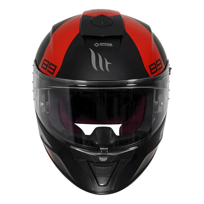 MT Blade 2sv 89 Matt Red Motorcycle Helmet
