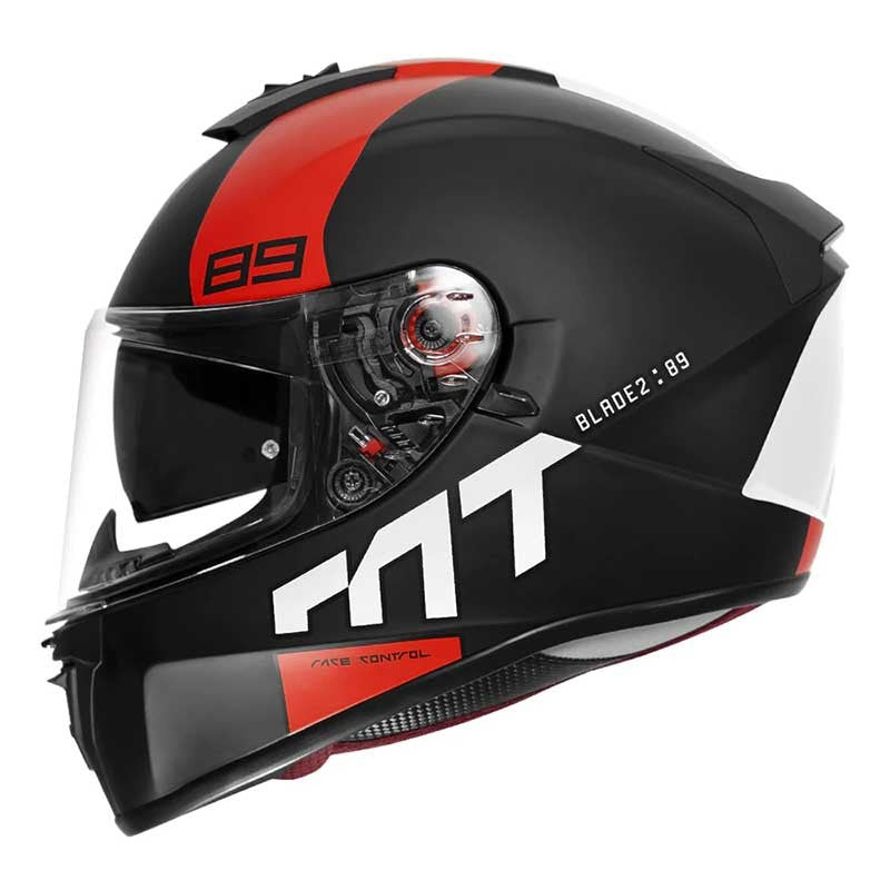 MT Blade 2sv 89 Matt Red Motorcycle Helmet