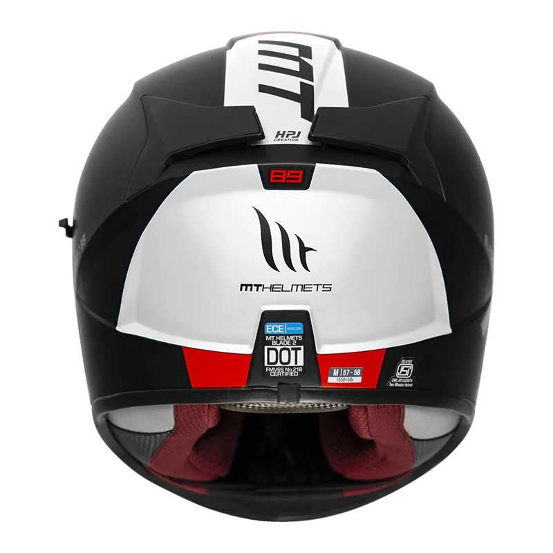 MT Blade 2sv 89 Matt Red Motorcycle Helmet