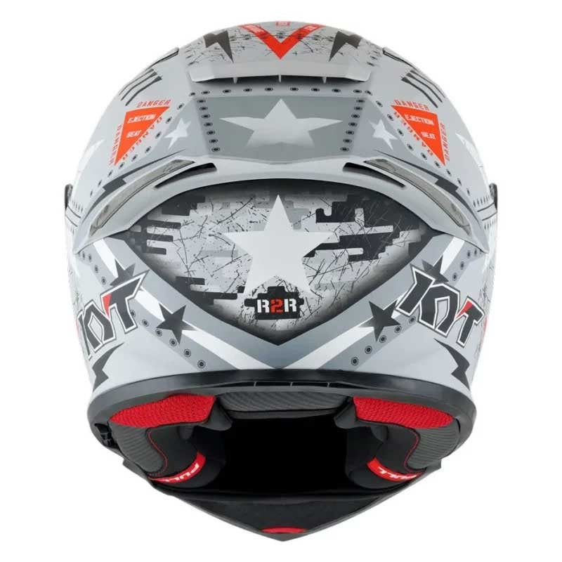 KYT R2R Pro Assault Matt Grey Helmet