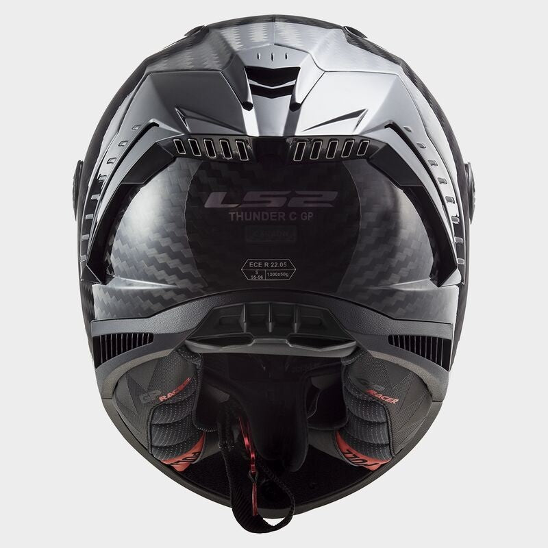 LS2 FF805 Thunder Plus Gloss Carbon Helmet - 06