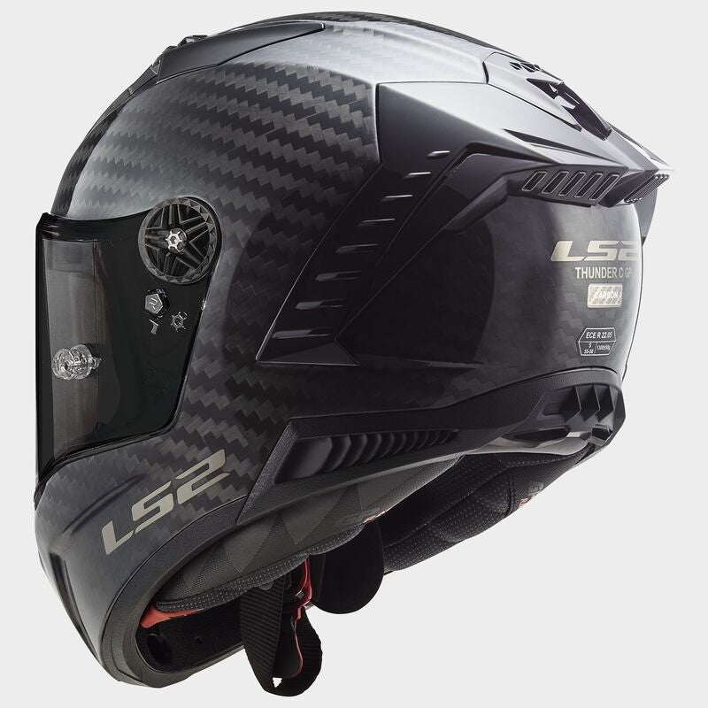 LS2 FF805 Thunder Plus Gloss Carbon Helmet - 06