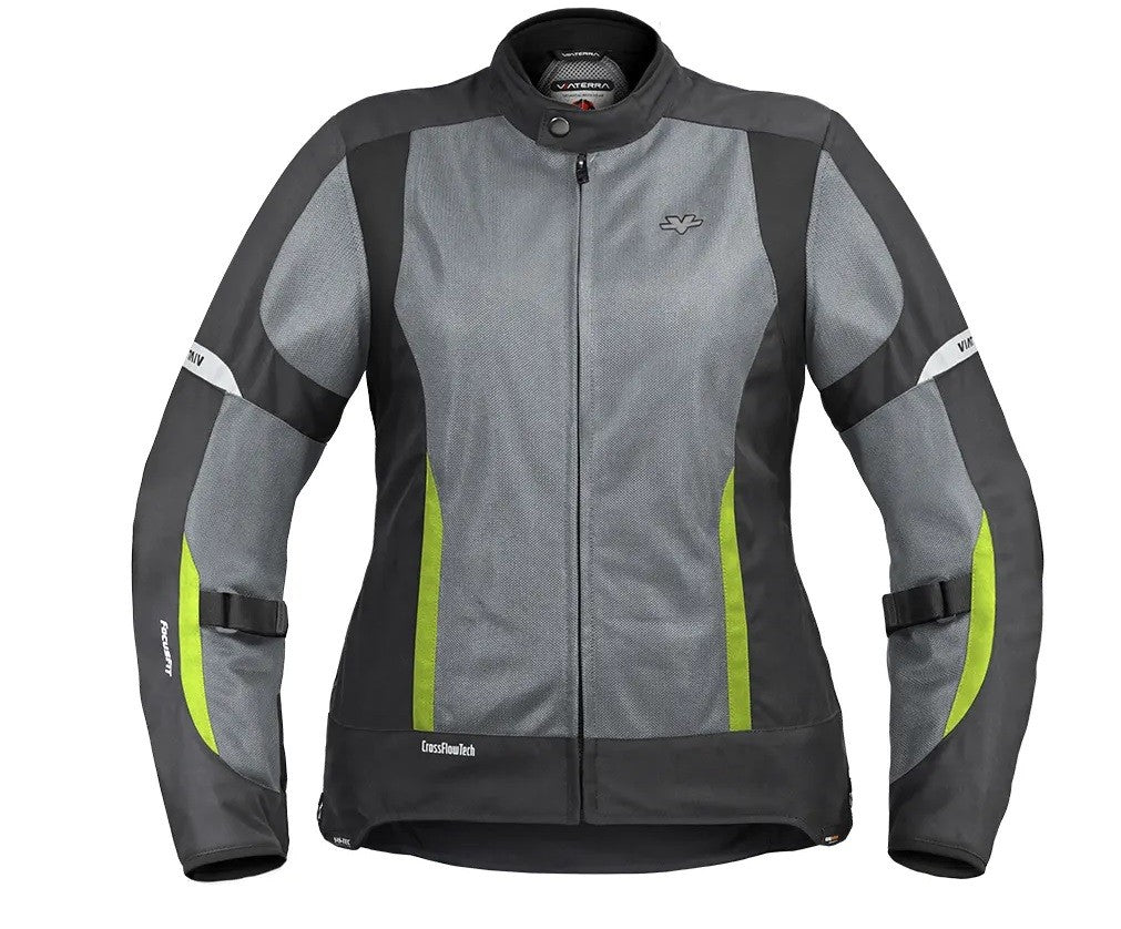 Viaterra Ellis – Ladies Street Mesh Black Grey Green Ridding Jacket