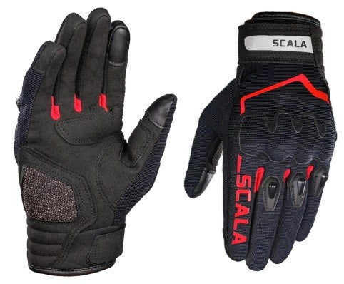 Scala Atlas Gloves Black Red