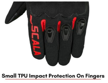 Scala Atlas Gloves Black Red