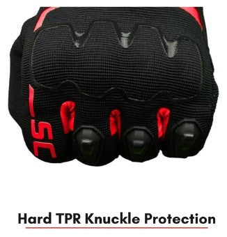 Scala Atlas Gloves Black Red