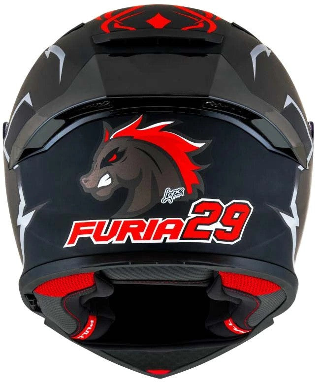 KYT R2R Pro Fury 29 Matt Helmet