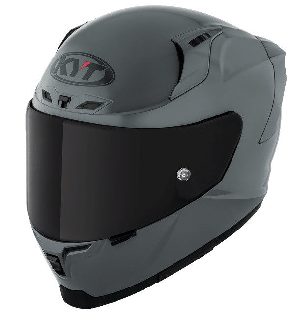 KYT Striker Plain GRL Gloss Grey Helmet